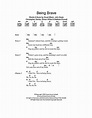 Menswear "Being Brave" Sheet Music Notes | Download Printable PDF Score ...