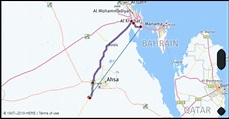 What is the driving distance from Khobar Saudi Arabia to Udhailiyah ...