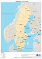 Karten von Schweden | Karten von Schweden zum Herunterladen und Drucken