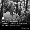 Feynman Quote Education - Quotes for Mee
