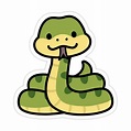 Anaconda Sticker by littlemandyart in 2021 | Cute stickers, Preppy ...