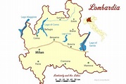 Lombardy and Italian Lakes Cities Map and Travel Guide