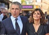 Rowan Atkinson, 59, is pictured with new love Louise Ford | Daily Mail ...