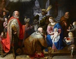 One of a pair: The Adoration of the Magi
