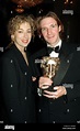 PA NEWS PHOTO 24/4/94 ACTOR RALPH FIENNES WITH HIS WIFE ALEX KINGSTON ...