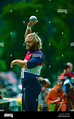 Al Feuerbach competing in the shot put at the 1980 United States ...