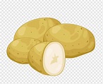 Potatoes cartoon illustration, Potato Cartoon Drawing, potato, 3D ...