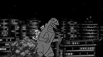 Godzilla 1954 short animation - YouTube
