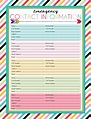 Free Printable Emergency Contact List - Templates Printable Download
