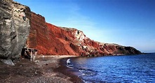 Playa roja: Conoce este espectacular lugar en Santorini | VAMOS | EL ...