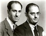 George Gershwin (1898-1937) and his brother Ira (1896-1983 ...