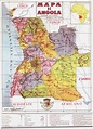 Map of the Portuguese colony of Angola | Cartografia, Exercito ...