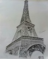 Eiffel tower Sketch by boom burst | Eiffel tower drawing, Van gogh ...