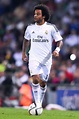 Marcelo Vieira of Real Madrid CF runs with the ball during the Copa Del ...