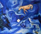 Night At - Marc Chagall - Canvas Prints by Marc Chagall | Buy Posters ...