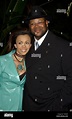 LOS ANGELES, CA. February 26, 2002: JIMMY JAM & wife LISA at pre-Grammy ...