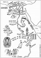 Ancient Egypt Map Colouring Page