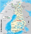 Finland Map / Geography of Finland / Map of Finland - Worldatlas.com