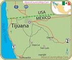 Mapa de Tijuana Político Región | Mapa Político Ciudad Región ...