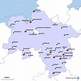 StepMap - Städte in Niedersachsen mit Berufsfeuerwehr - Landkarte für ...