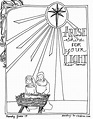 Printable Christmas Nativity Coloring Pages - Ministry-To-Children