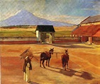 La Era (The Threshing Floor) 1904 (oil on canvas) - Diego Rivera ...