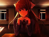 Monika Fanart Creepy ~ I Ship These Two So Much. If You Don't Know What ...