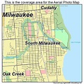 Aerial Photography Map of South Milwaukee, WI Wisconsin