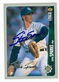 Steve Sparks autographed baseball card (Milwaukee Brewers) 1996 Upper ...