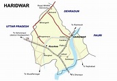 HARIDWAR TOURISM :- Maps of Haridwar | Haridwar Map | Route Map to ...