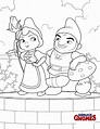 Juliet And Gnomeo Coloring - Play Free Coloring Game Online