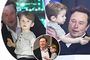 Elon Musk plays with his, Grimes’ 2-year-old son in rare pics