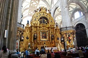 Interior de la Catedral Metropolitana de la ciudad de México México ...