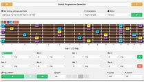 This tool allows you quickly create a chord progressions and visualize ...