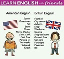 British and American English: 100+ Important Differences Illustrated ...