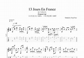 13 Jours En France吉他谱_Francis Lai_C调指弹 - 吉他世界