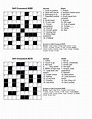 printable crossword puzzles for kids with word bank printable - easter ...