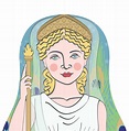 Roman Goddess Juno Wall Art Print with mythological figure | Etsy