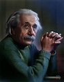 Albert Einstein colorized from a photo by Yoursuf Karsh 1948 | Albert ...