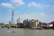 Vue sur le quartier de Southwark et The Shard à Londres