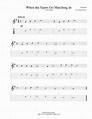 When the Saints Go Marching In - for easy guitar with TAB (arr. Samuel ...