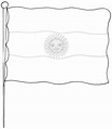 Dibujos para pintar del Día de la Bandera Nacional Argentina | Colorear ...