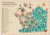 Mapa del Real Alcázar de Sevilla on Behance