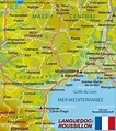 Montpellier Karte - Stadtplan Von Montpellier Detaillierte Gedruckte ...