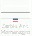 Colorear Serbia y Montenegro (Banderas de paises), dibujo para colorear ...