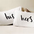 His And Hers Pillowcase Set By Old English Company | notonthehighstreet.com