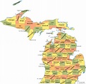 Alphabetical List Of Michigan Counties - ListCrab.com