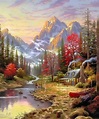 The Good Life (Beginning of a Perfect Evening III) by Thomas Kinkade ...