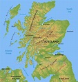 Scotland Physical Map