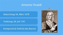 Antonio Vivaldi • Steckbrief & Lebenslauf des Komponisten · [mit Video]